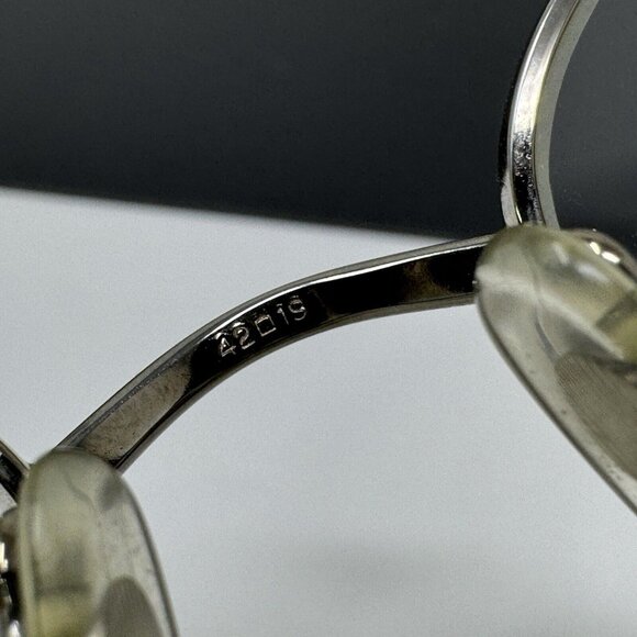 SELIMA OPTIQUE  Polka n A Very Small Eyeglasses Blue Glitter Chrome FRANCE 42-19 - Picture 12 of 16